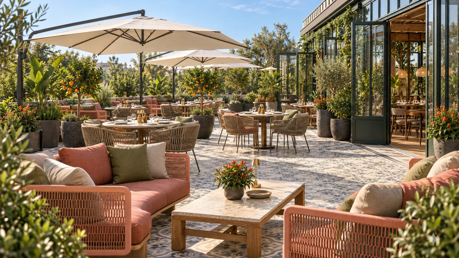 Outdoor terrace