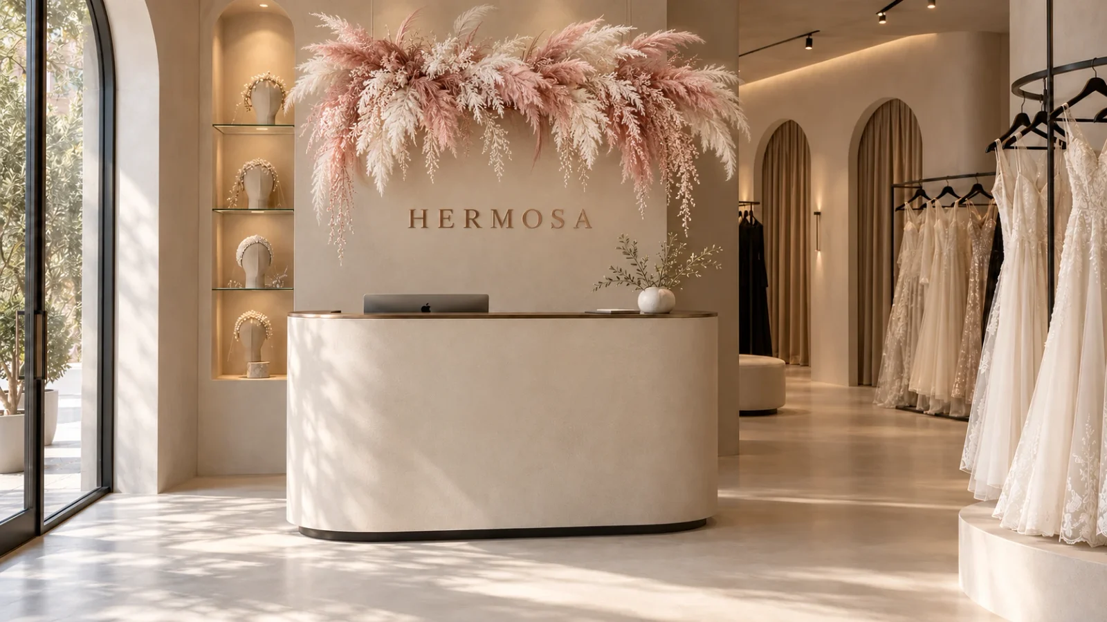 Reception & floral installation
