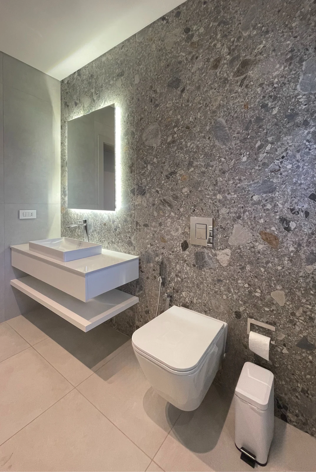 Bathroom vanity & wall finishes