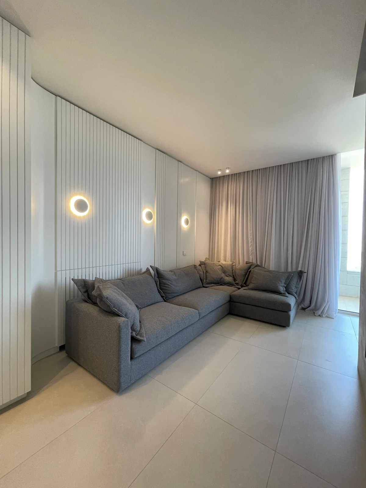 Lounge seating & wall panelling